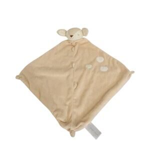 Angel Dear Beige Brown Fawn Deer Plush 12" Security Blanket Lovey
